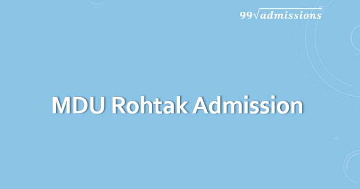 MDU Rohtak Admission