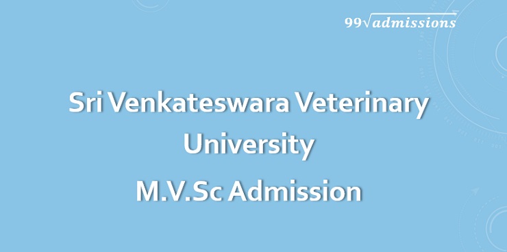 SVVU MVSc Admission