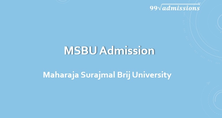 MSBU Admission