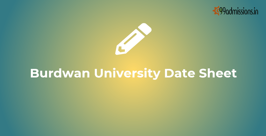 Burdwan University Exam Date