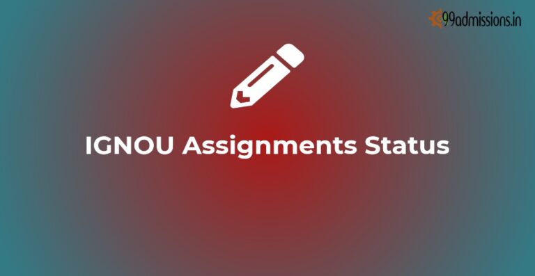 ignou assignment pending status