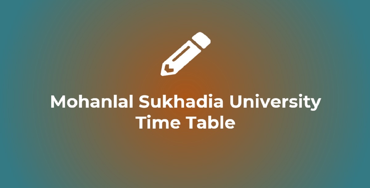 MLSU Time Table