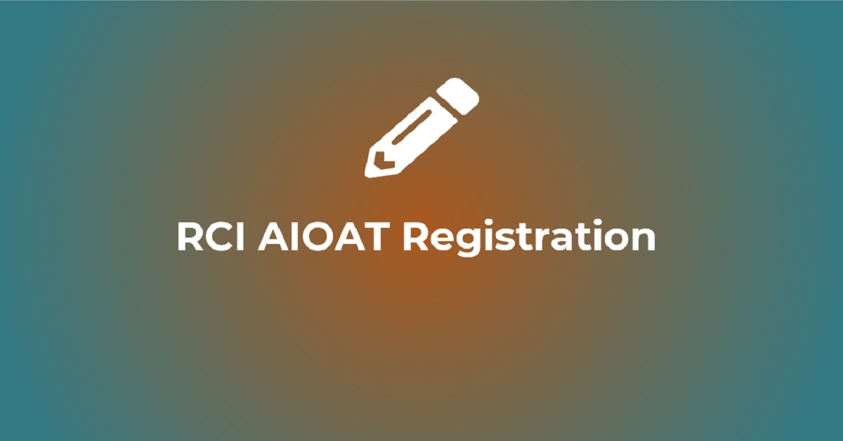 RCI AIOAT Registration
