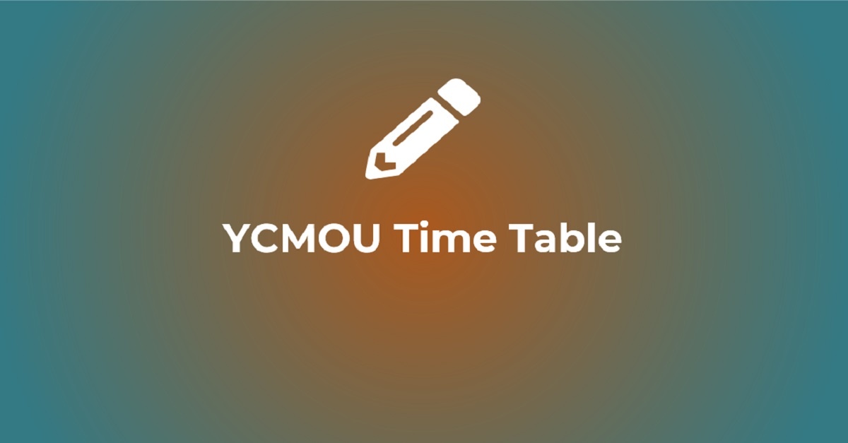 YCMOU Time Table