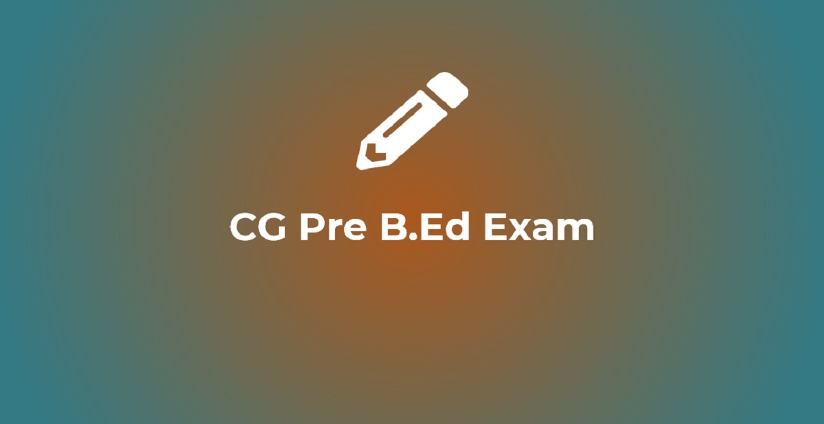 CG Pre B.Ed 2023 Application Form